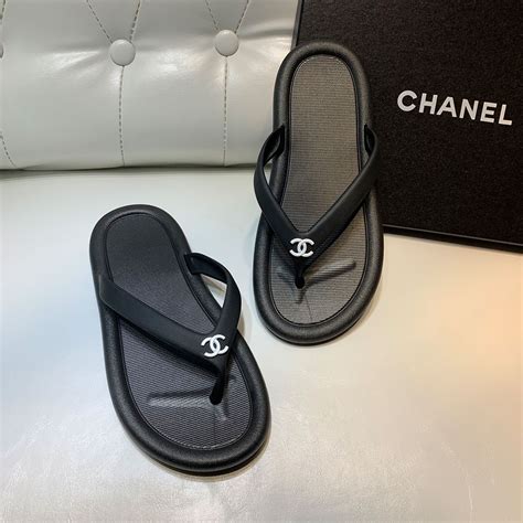 chanel flip flops with chain replica|chanel flip flops for women.